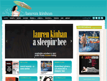 Tablet Screenshot of laurenkinhan.com